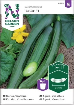 Nelson Garden Siemen Kurkku, Kasvihuone-, Bella F1