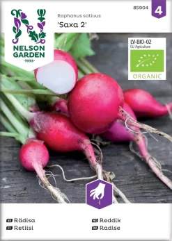 Nelson Garden Siemen Retiisi, Saxa 2, Luomu