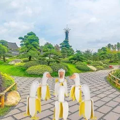 Qian Creative Banana Duck Art Statue Cute Whimsical Peeled Banana Duck Garden Yard Outdoor Decor -Piha myymälä 179061532 max