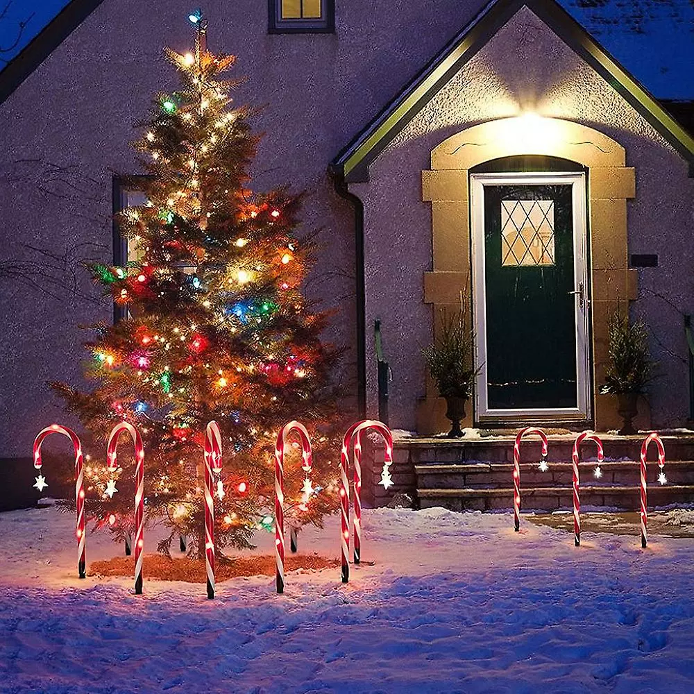 Wgthhk Solar Garden Light,cane Light,christmas Decoration Candy Cane 4 Wgthhk Solar Garden Light,cane Light,christmas Decoration Candy Cane - Image 2
