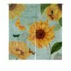 Abphqto Branch Japanese Chrysanthemum Flowers Embroidery Autumn Garden Japanese Noren Curtain Doorway Door Window Treatment Curtains 105x120 Cm -Piha myymälä 189292510 max