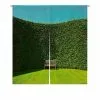 Abphqto Garden Hedges With A Wooden Bench Japanese Noren Curtain Doorway Door Window Treatment Curtains 85x150 Cm -Piha myymälä 189293107 max