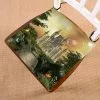 Abphqto Fabulous Castle In An Enchanted Garden Chair Pad Seat Cushion Chair Cushion Floor Cushion 40x40 Cm -Piha myymälä 189581867 max 1