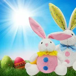 Unbranded Cute Easter Rabbit Doll Night Light Easter Egg Toys Easter Home Garden Decorations Kids Toys Easter Bonus -Piha myymälä 193710748 max