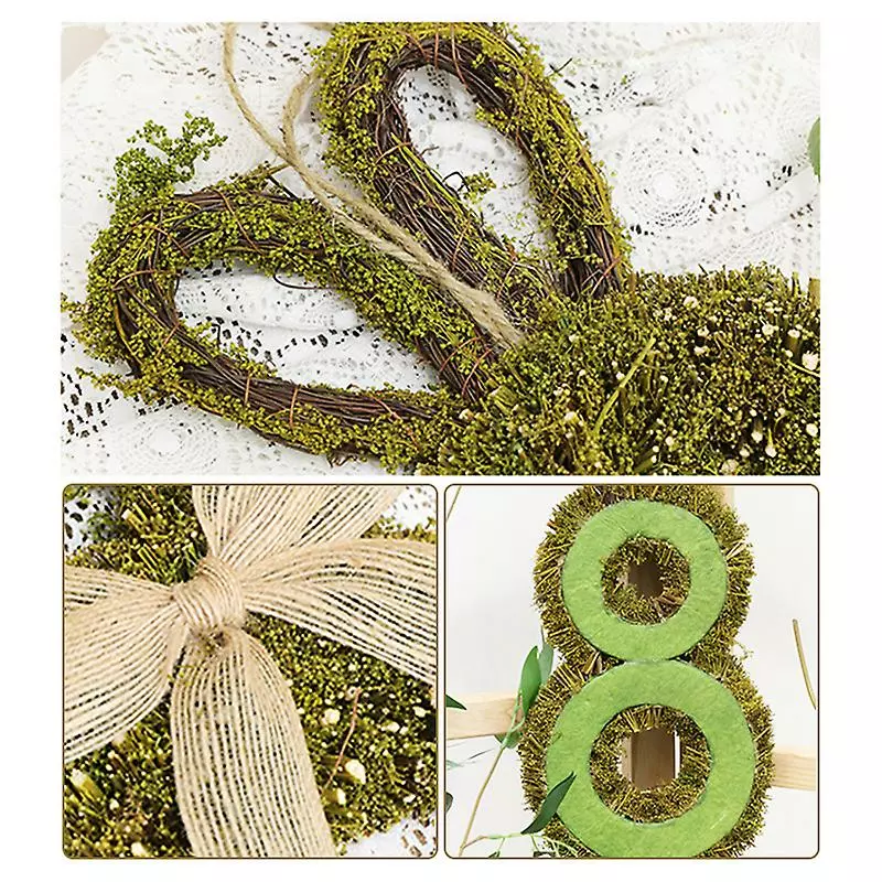 Cumdel Cute Easter Bunny Ornament Simulation Plants Wreath Creative Festival Decoration For Home Garden 7 Cumdel Cute Easter Bunny Ornament Simulation Plants Wreath Creative Festival Decoration For Home Garden - Image 5