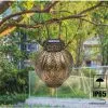 Cumdel Hanging Solar Lanterns Retro Hollow Solar Lights With Handle Outdoor Solar Garden Lights Decor For -Piha myymälä 277590328 max