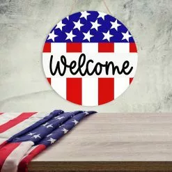 Cumdel Wooden Pendant American Independence Day Garden Gate Fence Party Holiday Carnival Door Decoration 7 Cumdel Wooden Pendant American Independence Day Garden Gate Fence Party Holiday Carnival Door Decoration -Piha myymälä 277591165 max