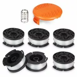 Cumdel Trimmer Spool Kit Durable Replacement Garden Weeding Accessories Suitable For Lawn Mower Easy To