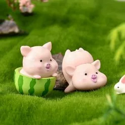 Cumdel Cute Piggy Micro Landscape Ornament Multipurpose Mini Animals Figurines For Home Garden Decoration 8 Cumdel Cute Piggy Micro Landscape Ornament Multipurpose Mini Animals Figurines For Home Garden Decoration -Piha myymälä 277593039 max