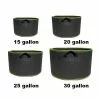 Cumdel 15 20 25 30 Gallon Grow Bags Vegetable Plant Tree Pots Strawberry Fabric Garden Tool Growing Flower -Piha myymälä 277593217 max