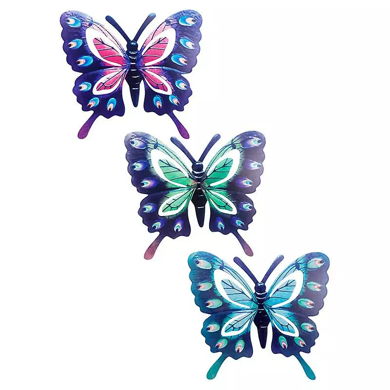 Cumdel 3d Metal Butterfly Decor Inspirational Wall Decor For Home Bedroom Living Room Office Garden Hanging 4 Cumdel 3d Metal Butterfly Decor Inspirational Wall Decor For Home Bedroom Living Room Office Garden Hanging - Image 2