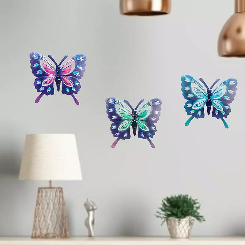 Cumdel 3d Metal Butterfly Decor Inspirational Wall Decor For Home Bedroom Living Room Office Garden Hanging 7 Cumdel 3d Metal Butterfly Decor Inspirational Wall Decor For Home Bedroom Living Room Office Garden Hanging - Image 5