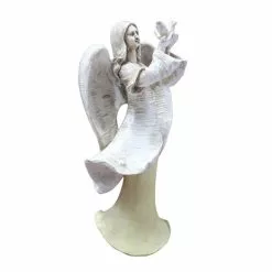 Cumdel Outdoor Angel Girl Statue Modern Simple Resin Handicraft Ornament For Home Living Room Garden