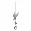 Cumdel Shining Hummingbird Hanging Suncatcher Decor For Home Garden Pretty Modern Rainbow Crystal Oranment
