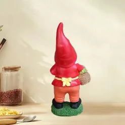 Cumdel Garden Gnome Statue Resin Dwarf Carrying A Basket Figurine Cartoon Fairy Tales Small Home Ornament -Piha myymälä 277597716 max