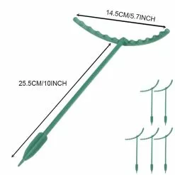 Cumdel Reusable Plastic Plant Support Stand Half Round Gardening Plant Holder Easy Operation For Garden -Piha myymälä 277598107 max