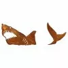 Cumdel Metal Shark Garden Stake Removable Creative Ocean Animals Statue Art Decoration For Outdoor -Piha myymälä 277598969 max