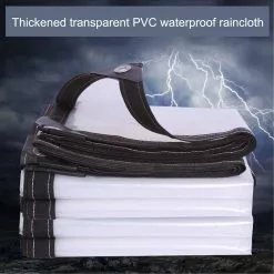 Cumdel Heavy Duty Clear Tarp Multi-purpose Garden Rainproof Membrane Emergency Rain Shelter Outdoor Cover -Piha myymälä 277602457 max