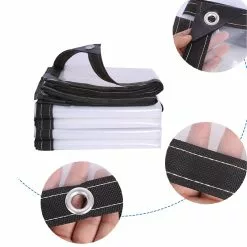 Cumdel Heavy Duty Clear Tarp Multi-purpose Garden Rainproof Membrane Emergency Rain Shelter Outdoor Cover -Piha myymälä 277602461 max