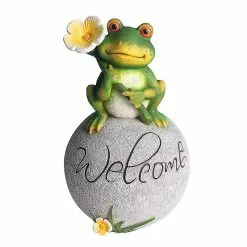 Cumdel Green Frog Ormament Durable Washable Water-proof Garden Ormament For Counrtyard Entrance Living -Piha myymälä 277602506 max