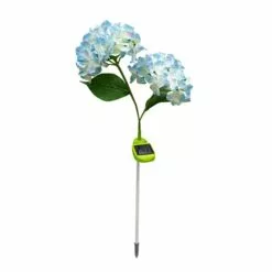 Cumdel Solar Hydrangea Lamp Artificial Flower Bright Garden Lawn Decoration Lamp