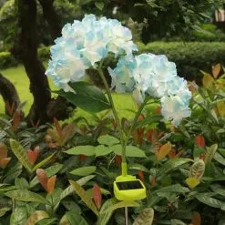 Cumdel Solar Hydrangea Lamp Artificial Flower Bright Garden Lawn Decoration Lamp -Piha myymälä 277603252 max
