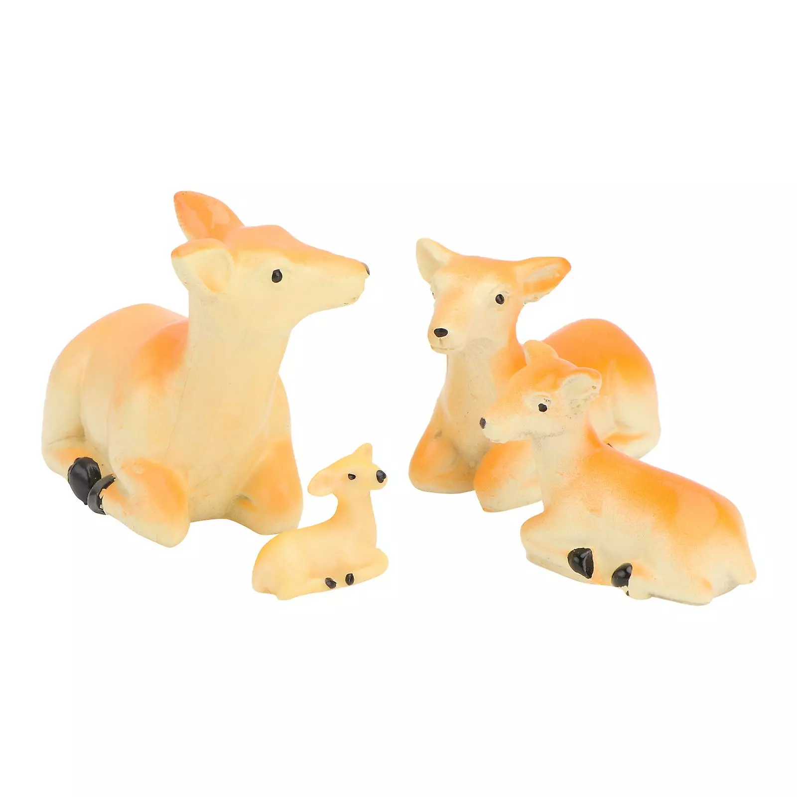 Toyvian 4pcs Small Deer Family Decor Imitation Resin Deer Crafts Simulated Deer Potted Decor Moss Micro Landscape Decor Resin Bonsai Decor For Bonsai Garden 4 Toyvian 4pcs Small Deer Family Decor Imitation Resin Deer Crafts Simulated Deer Potted Decor Moss Micro Landscape Decor Resin Bonsai Decor For Bonsai Garden - Image 2