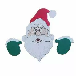 Unbranded Christmas Fence Peeker Decoration, Xmas Garden Yard Patio Fence Decoration -Piha myymälä 282486180 max