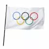 Unbranded Foldable Olympic Games Five Ring Flag Thicker Polyester Banner For Garden Courtyard -Piha myymälä 288343581 max