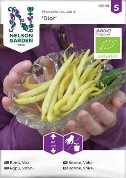 Nelson Garden Siemen Vahapapu Dior, Luomu