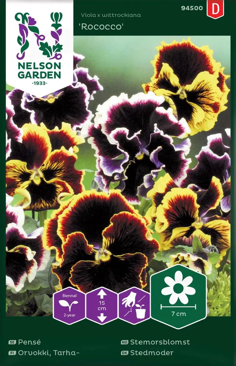 Nelson Garden Siemen Orvokki, Tarha-, Rococo, Väriseos 3 Nelson Garden Siemen Orvokki, Tarha-, Rococo, Väriseos