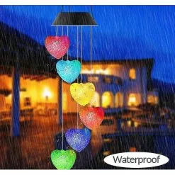 Unbranded Garden Outdoor Hanging Wind C S Solar Powered Led Light Decorations -Piha myymälä 303573108 max