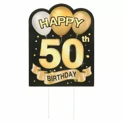 Toyvian 1 Pc Birthday Party Yard Decorative Stakes Decorative Garden Stake Yard Sign -Piha myymälä 304085013 max