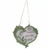 Toyvian Heart Shape Vintage Hanging Plaque Garden Wall Art Decoration Rustic Flower Sign Ornament (lily Of The Valley) -Piha myymälä 307147275 max