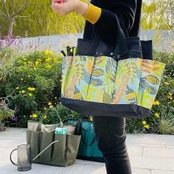 Unbranded Garden Tool Bag Gardening Tote Bag Outdoor Multi Pocket Garden Tool Kit Organizer Bag Compact Hand Tool Gardeners Storage Bag (lea -Piha myymälä 309524749 max