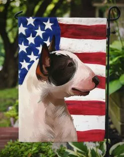 Unbranded Bull Terrier Miniature American Flag Flag Garden Size -Piha myymälä 311010300 max