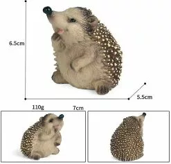Unbranded Garden Animal Figurines - Cute Hedgehog Statuettes - Garden Sculpture - Outdoor Decorati -Piha myymälä 311065815 max