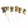 Toyvian 6pcs Flower Fairy Garden Decoration Craft Landscape Decoration Garden Stakes -Piha myymälä 321807521 max
