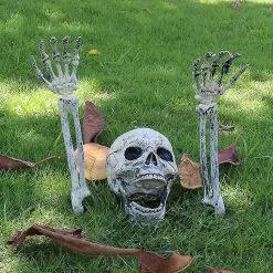 Unbranded Realistic Skeleton Stakes Halloween Decorations For Garden Lawn Stakes Haunted House