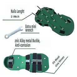 Unbranded Lawn Aerator Sandals Garden Floor Construction Nail Shoes Grassland Scarifier Tool -Piha myymälä 328366521 max