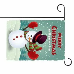 Toyvian 1pc Christmas Flag Double Side Creative Waterproof Decorative Hanging Flag Ornament Banner For Garden Yard Outdoors -Piha myymälä 335948820 max