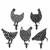 Unbranded 5pcs Chicken Yard Art Outdoor Garden Backyard Lawn Stakes Acrylic Hen Home Decor -Piha myymälä 358439160 max