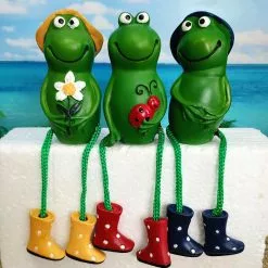 Unbranded Resin Hanging Animal Ornaments Three Lovely Garden Decorations Seated -Piha myymälä 365163313 max