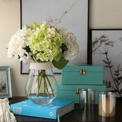 Unbranded Artificial Hydrangea Silk Flower Floral Fake Bouquet Home Wedding Garden Decor -Piha myymälä 368277836 max