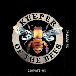 Fsu Keeper Of The Bees Metal Rusty Bee Art Outdoor Farmhouse Craft Garden Dcor -Piha myymälä 374677905 max