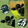 Fsu Art Hanging Metal Peeping Cattle Ornaments Outdoor Garden Adornment Decoration -Piha myymälä 374679273 max