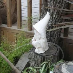 Fsu Peeing Gnome Statue Wizard Resin Figurine Wizzing Wizard Fountain White Wizard Garden -Piha myymälä 374684732 max