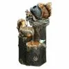 Unbranded Garden Animal Statue Fountain Solar Led Lights Yard Art Decor Outdoor Patio Sculpture -Piha myymälä 382625183 max