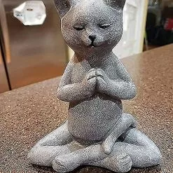 Unbranded Animal Sculpture In Meditation - Dog / Frog / Cat - Decoration For Fairy Garden, House 7 Unbranded Animal Sculpture In Meditation - Dog / Frog / Cat - Decoration For Fairy Garden, House -Piha myymälä 393878356 max