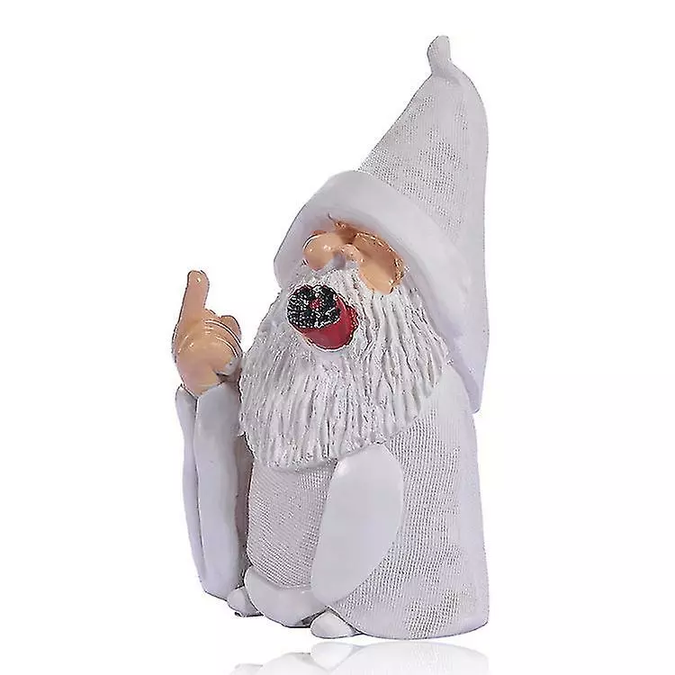 Unbranded Creative Smoking White Beard Gnome Elderly Garden Decoration Ornament Resin Crafts 4 Unbranded Creative Smoking White Beard Gnome Elderly Garden Decoration Ornament Resin Crafts - Image 2